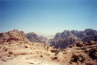 Landschaft bei Petra